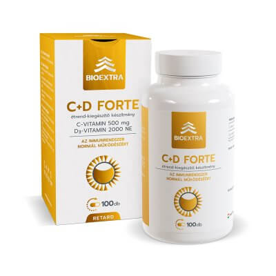 Bioextra Vitamin C+D Forte 100db